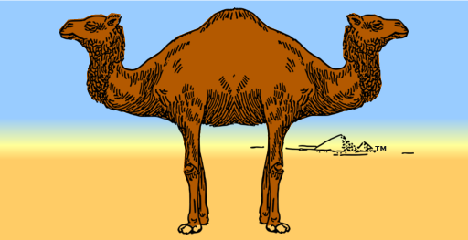 Franklin’s Palindromedary, trademark, powerfully easy palindrome composition tool, mythical beast, dromedary with a head at each end
